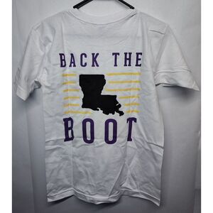 Barstool Sports Back The Boot LSU Louisiana State‎ Tigers Pocket Tee S USA Made